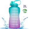 Motivational | Drinkfles | Waterfles | Sportfles | Gallon | 2 Liter Water fles