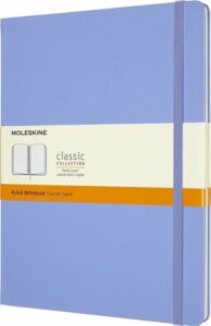 Moleskine Notitieboek XL (19x25 cm) Gelinieerd Harde Kaft Hydrangea Blauw