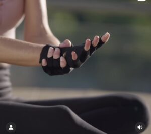 Yoga anti slip compressiehandschoenen